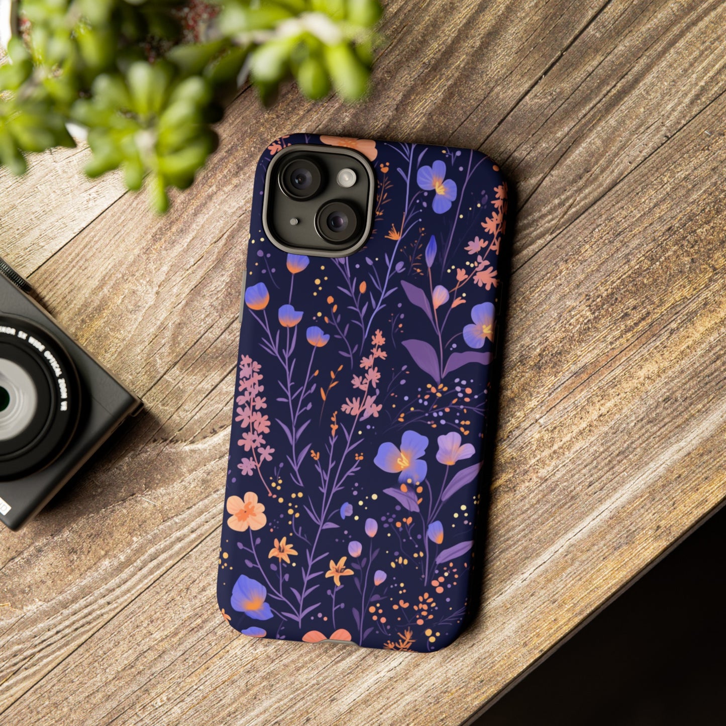 Night Wildflowers iPhone Case / Samsung Case