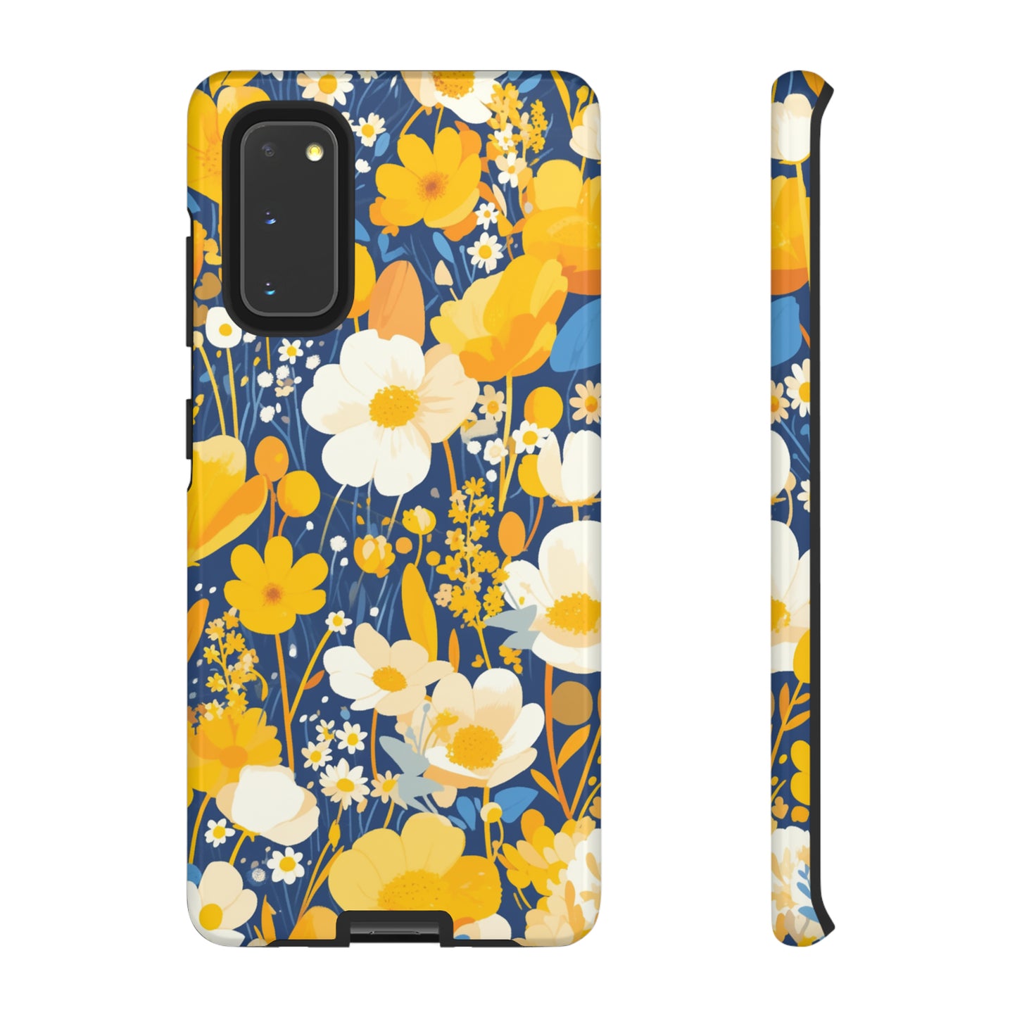 Wildflower Abstract Retro 70s iPhone Case / Samsung Case