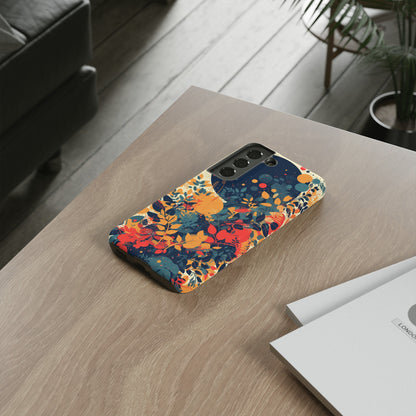 Retro Colorful Floral iPhone Case / Samsung Case