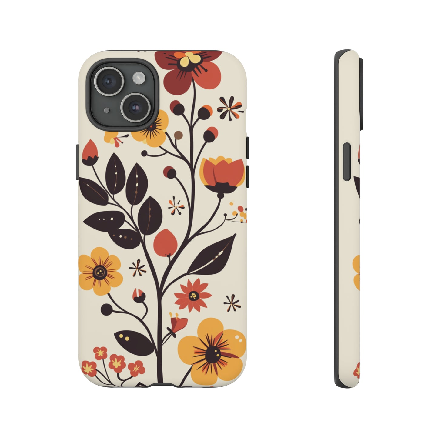 Vector Floral Vines iPhone Case