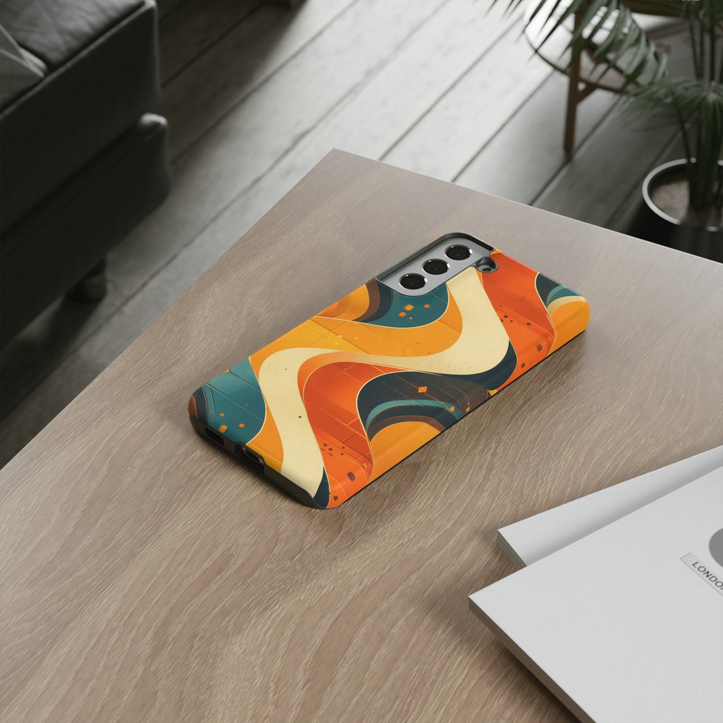 Retro Abstract Staircase iPhone Case / Samsung Case