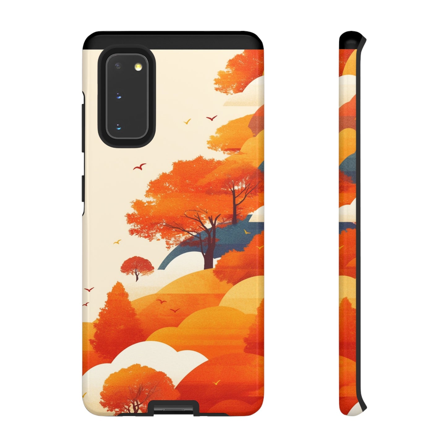 Orange Retro Landscape iPhone Case / Samsung Case