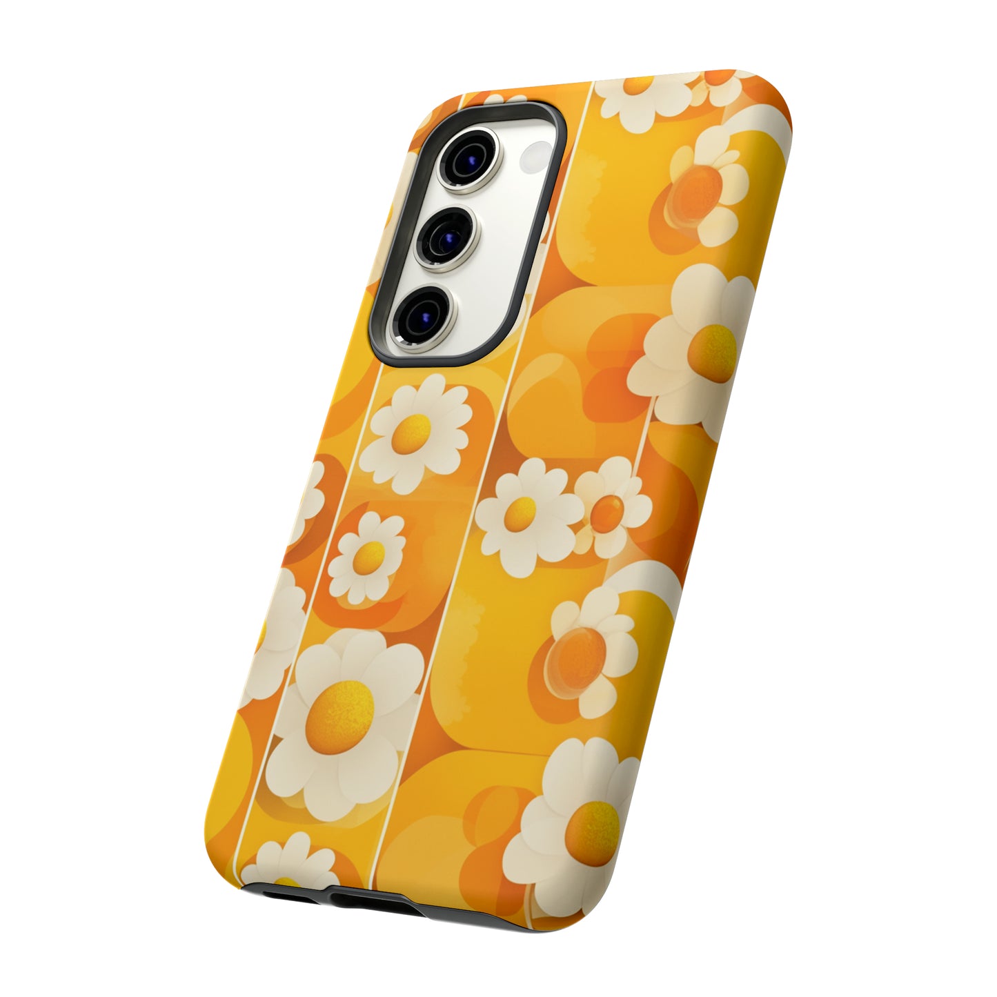 Yellow Floral Pattern Retro iPhone Case / Samsung Case