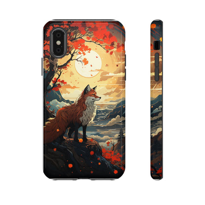 Japanese Wolf Aesthetic Phone Case