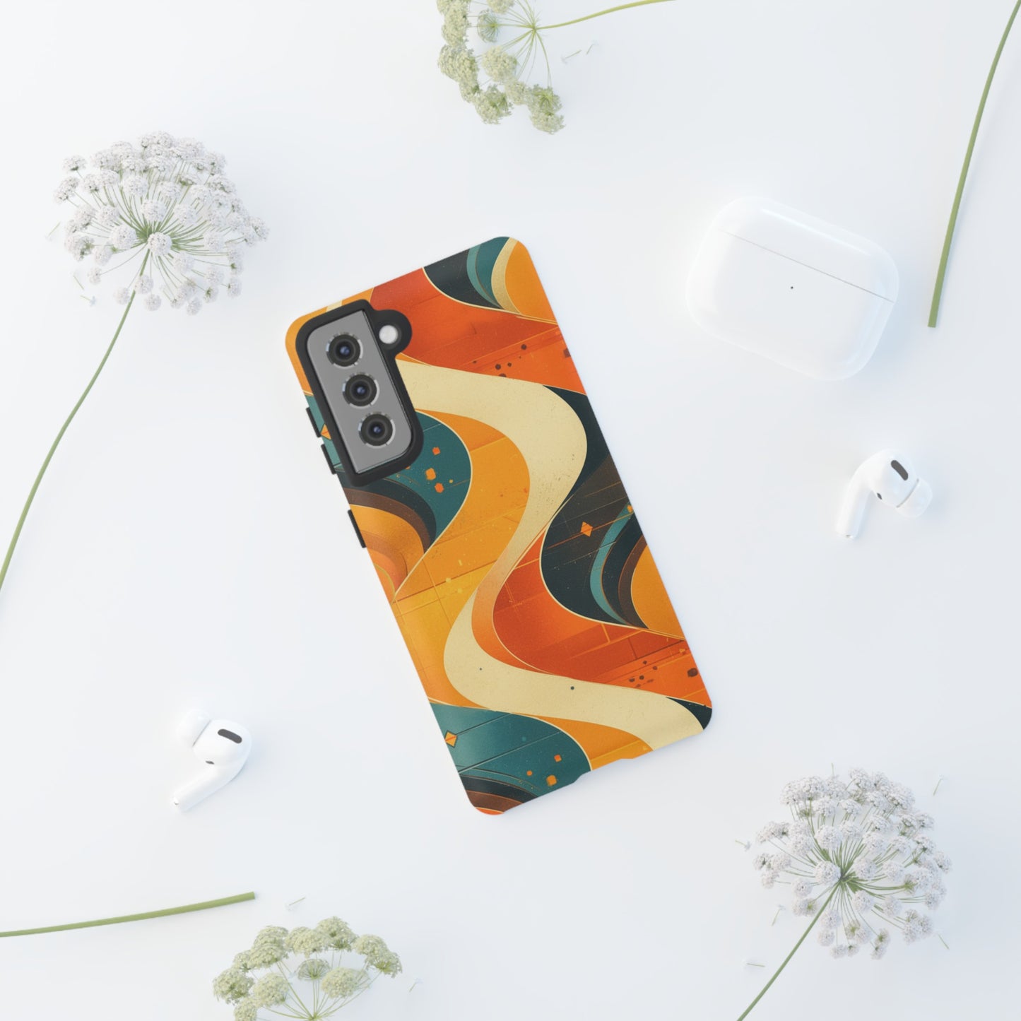 Retro Abstract Staircase iPhone Case / Samsung Case