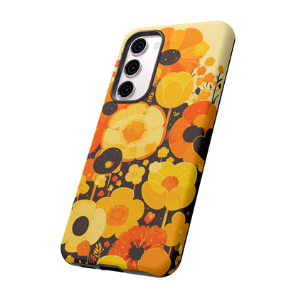 Retro Floral Pattern Illustrations iPhone Case / Samsung Case, Gift for Floral Lovers, Gift for Her