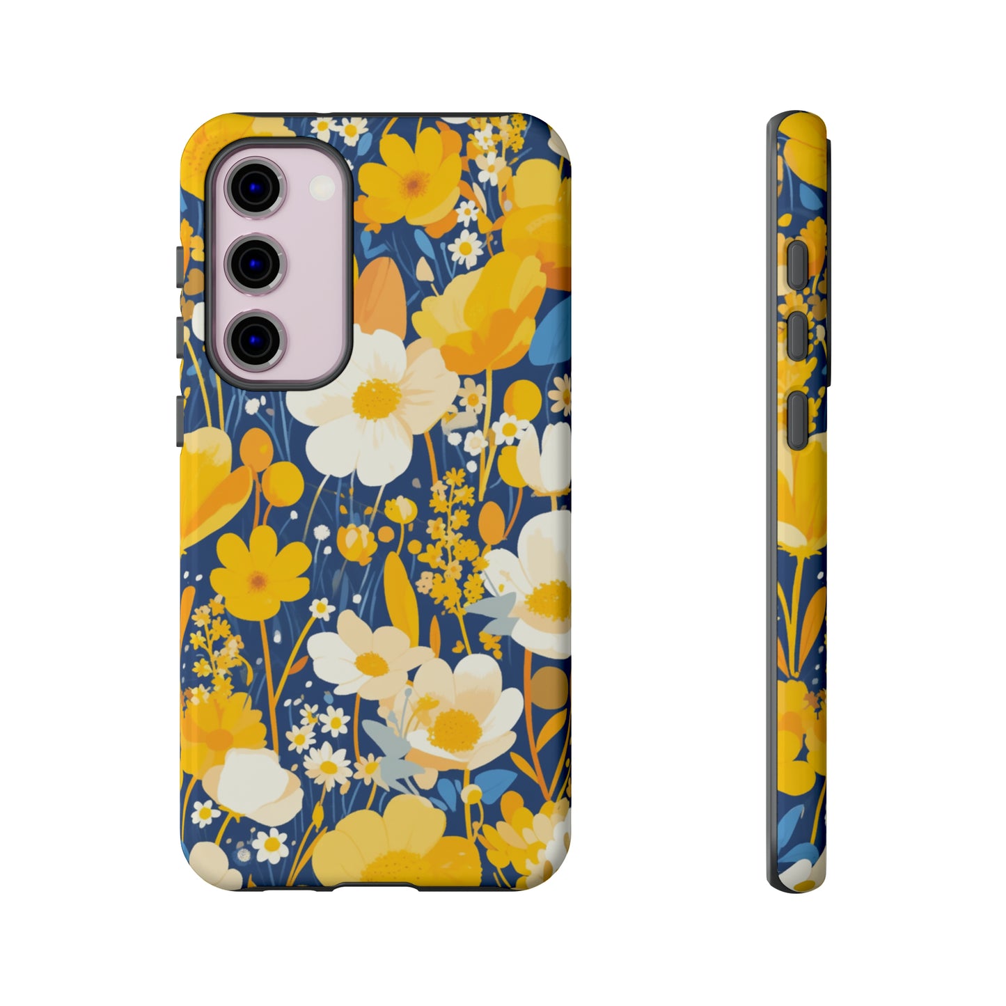 Wildflower Abstract Retro 70s iPhone Case / Samsung Case