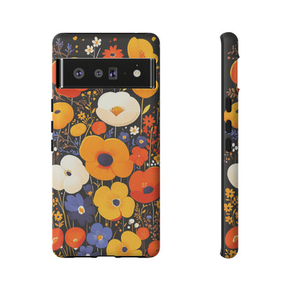 Retro Chaos, Wildflower iPhone Case / Samsung Case, Gift for Floral Lovers, Gift for Her