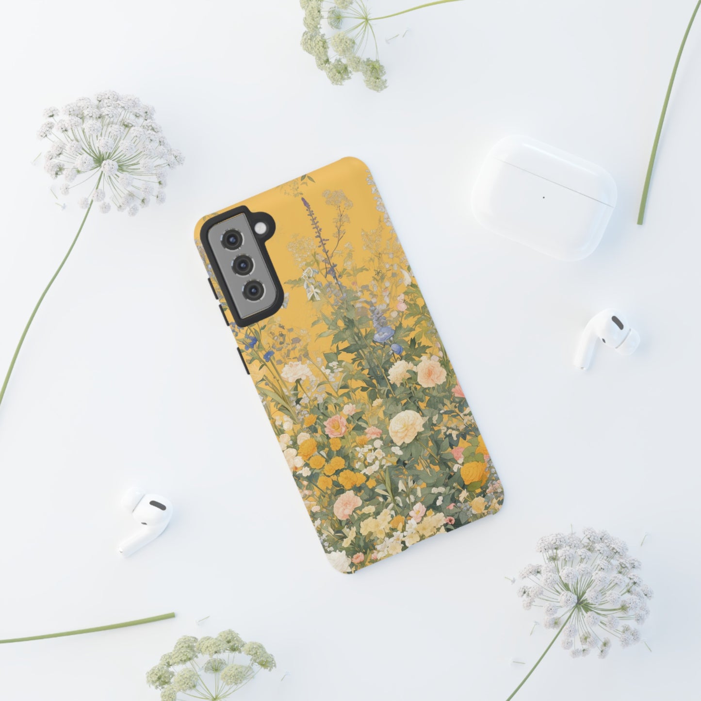 Tall Floral 1970's iPhone Case / Samsung Case