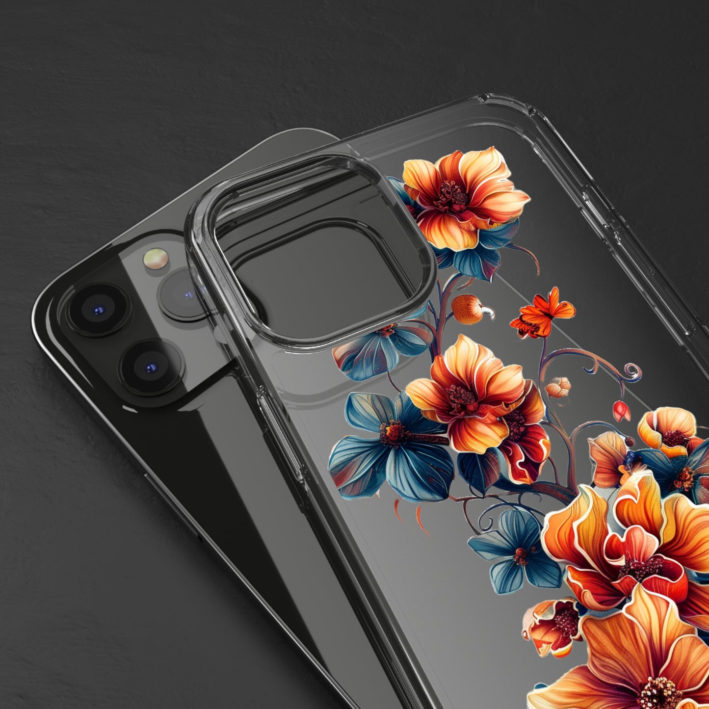 Floral Blooms | Clear iPhone Case / Samsung Case