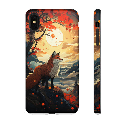 Japanese Wolf Aesthetic Phone Case