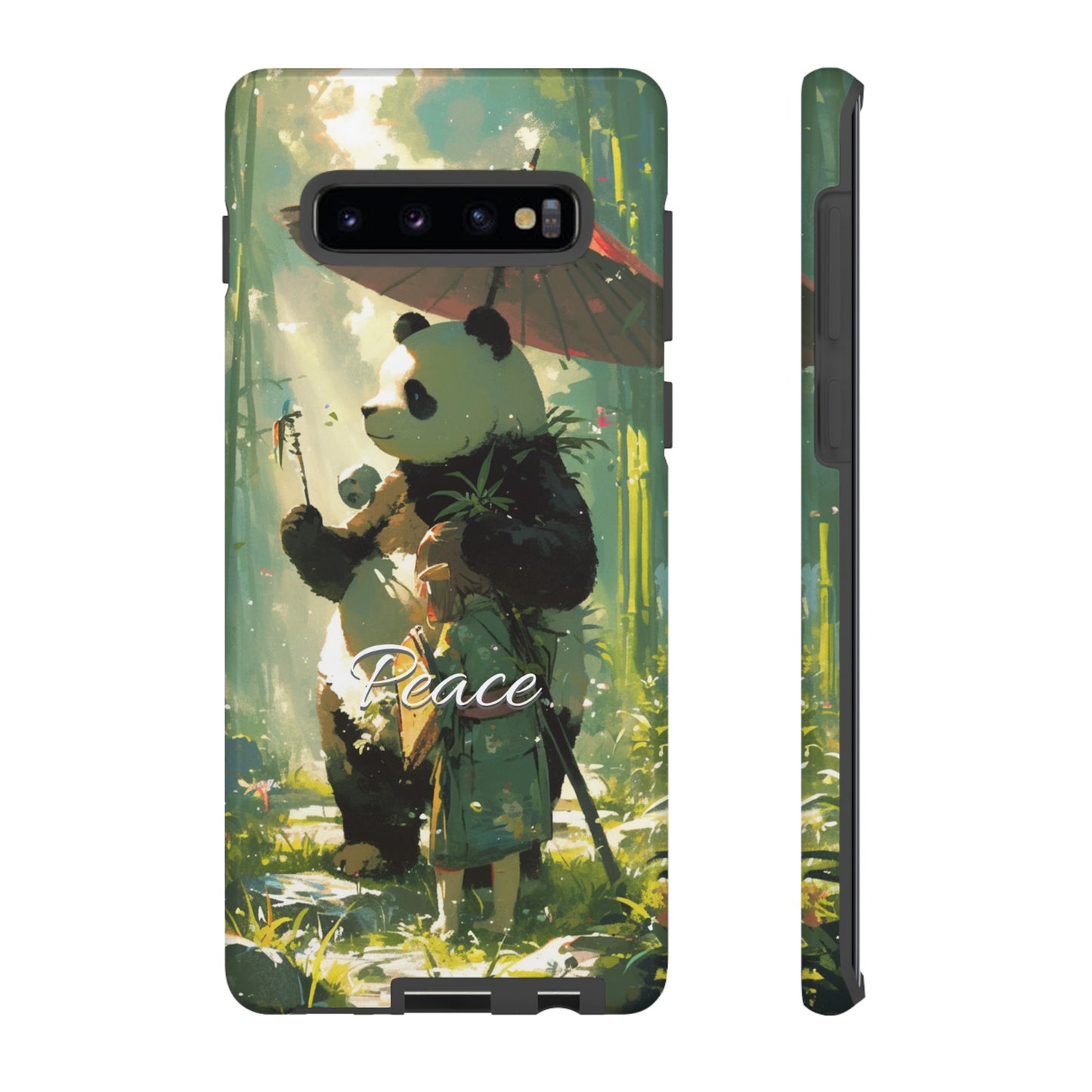 Japanese Aesthetic Vintage Panda iPhone Case / Samsung Case | "Peace"