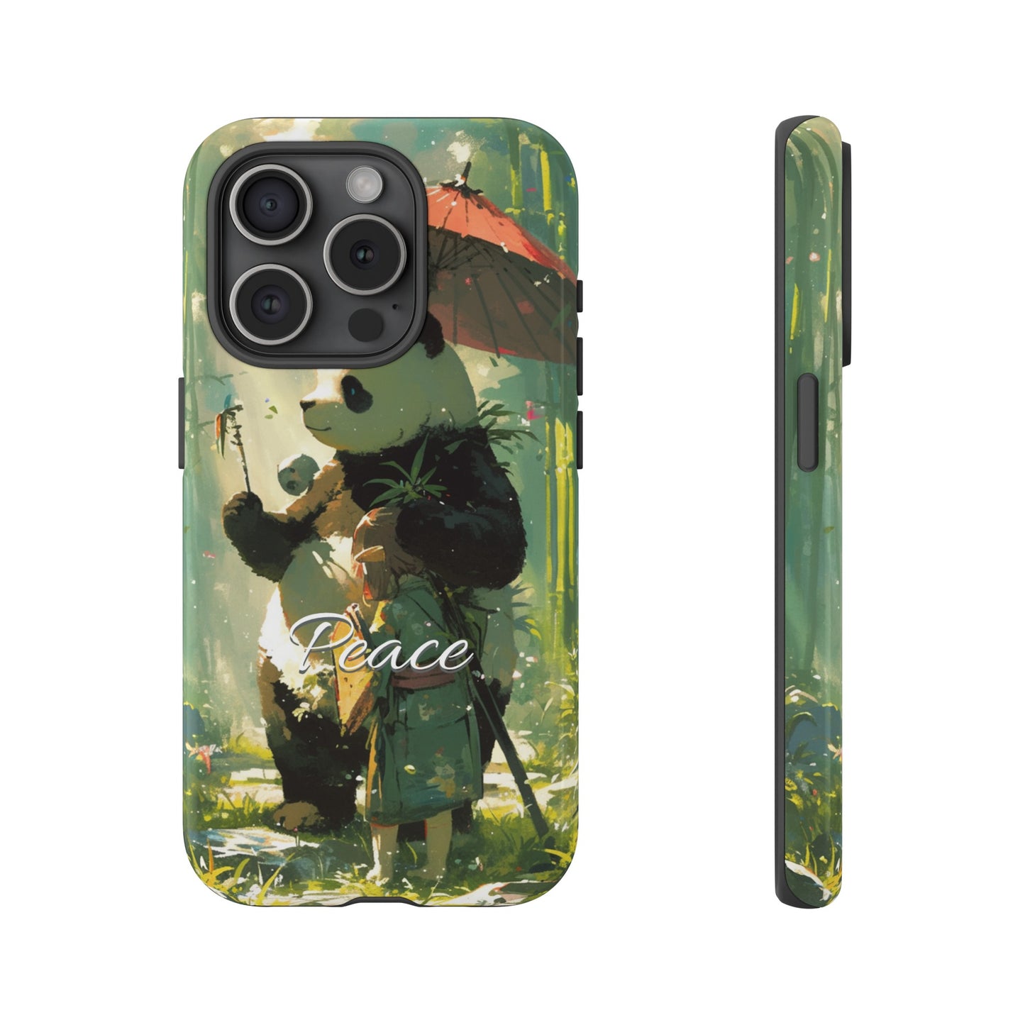 Japanese Aesthetic Vintage Panda iPhone Case / Samsung Case | "Peace"