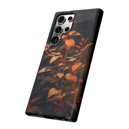 Black Blooms Wildflower iPhone Case