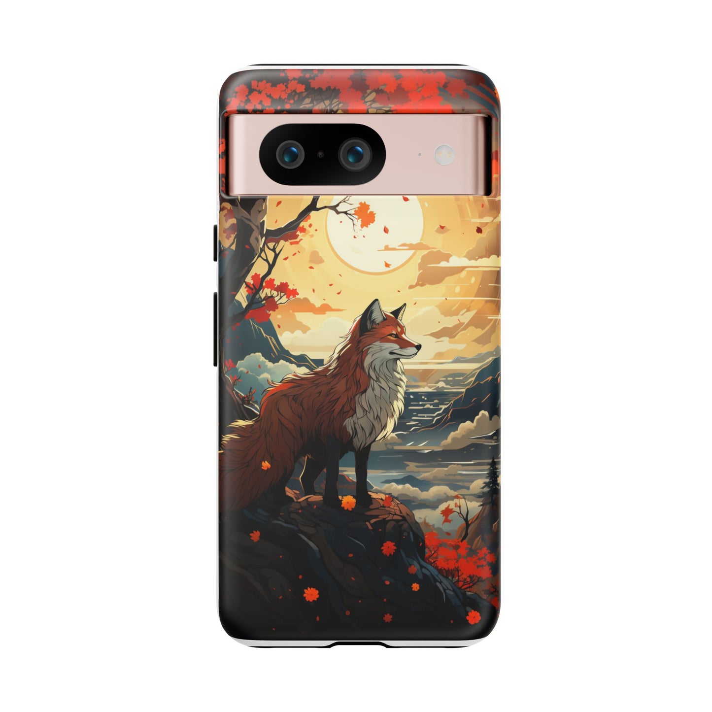 Japanese Wolf Aesthetic Phone Case