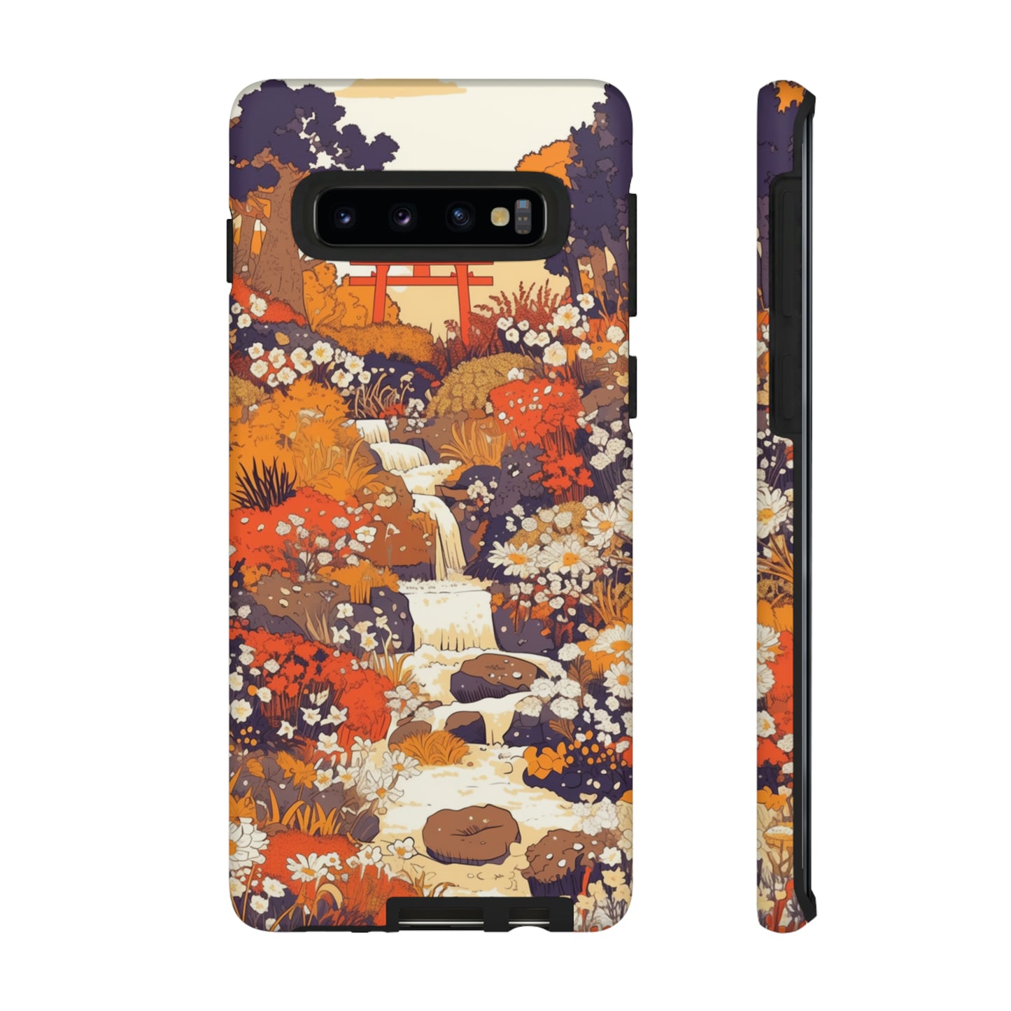 Rising Mountains & Rapid Rivers, Wildflower iPhone Case