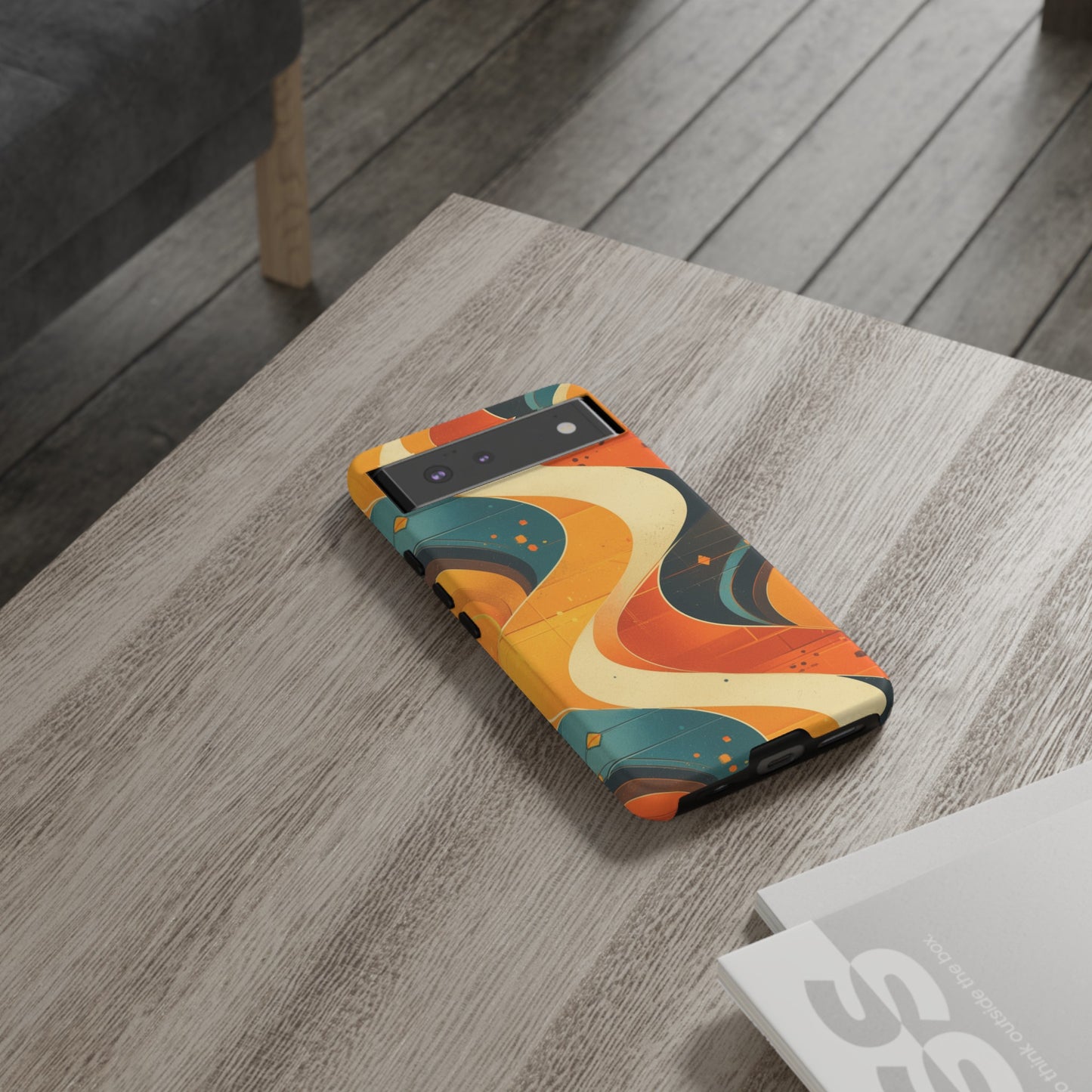 Retro Abstract Staircase iPhone Case / Samsung Case