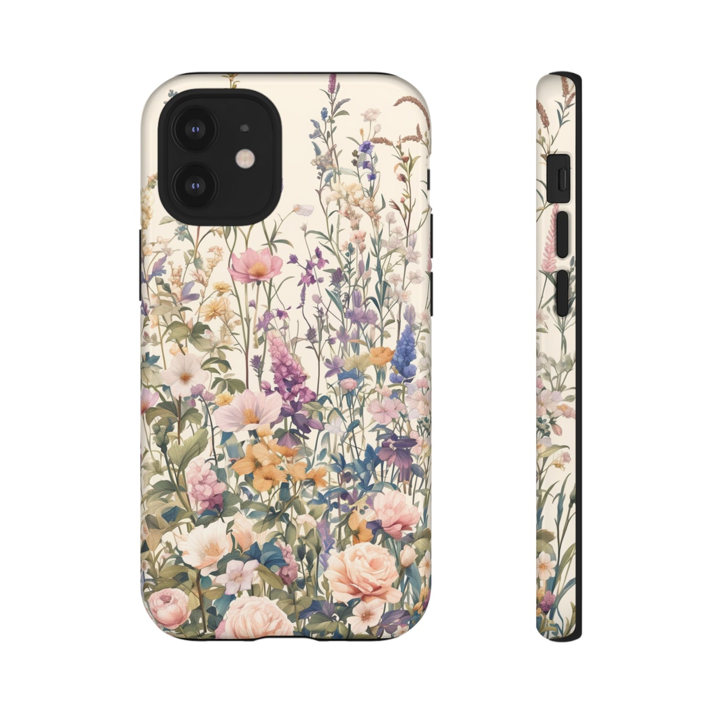 Tall Vintage Wildflowers iPhone Case / Samsung Case