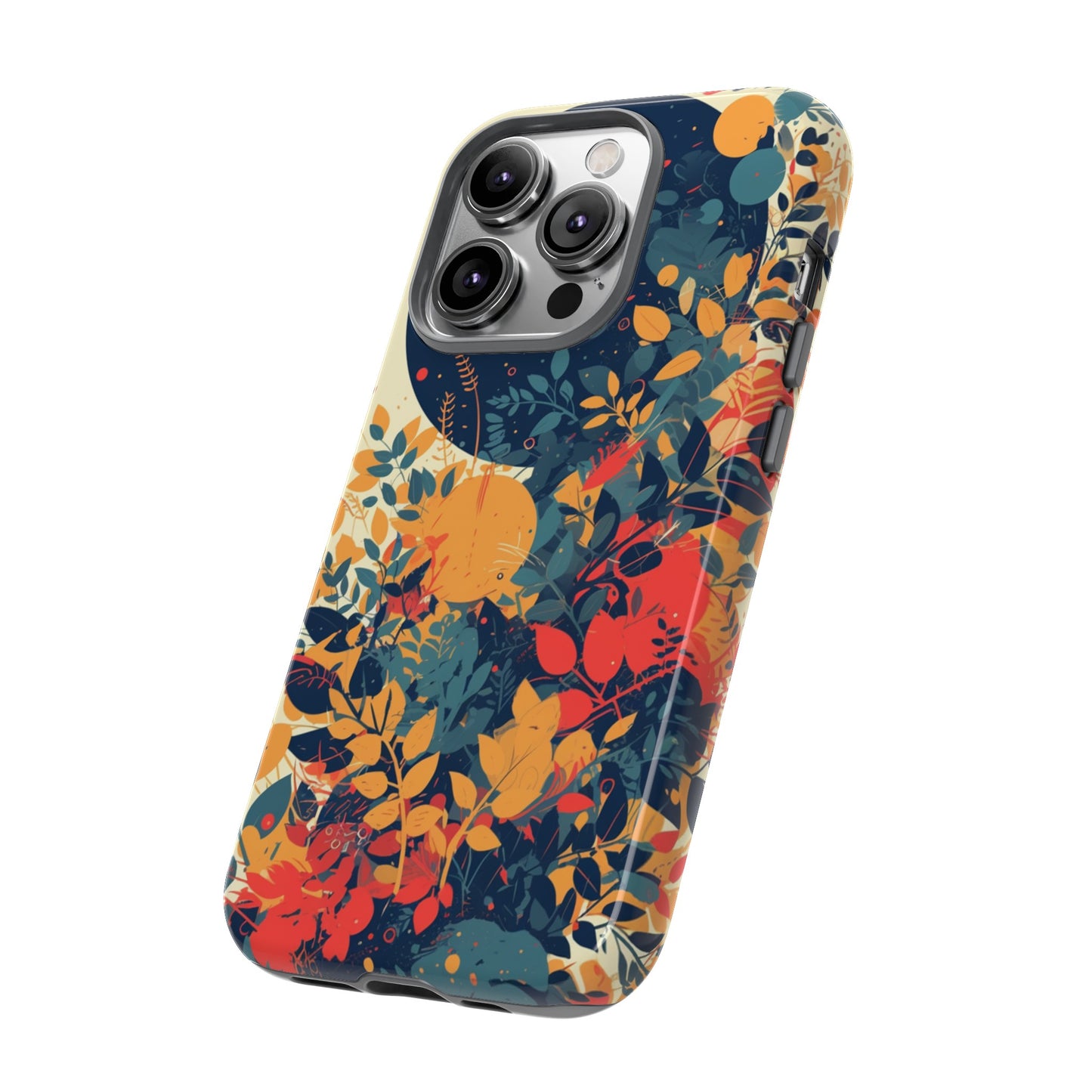 Retro Colorful Floral iPhone Case / Samsung Case