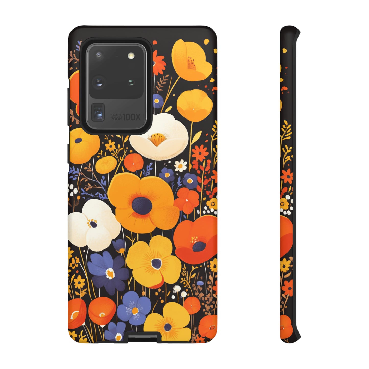 Retro Chaos, Wildflower iPhone Case / Samsung Case, Gift for Floral Lovers, Gift for Her