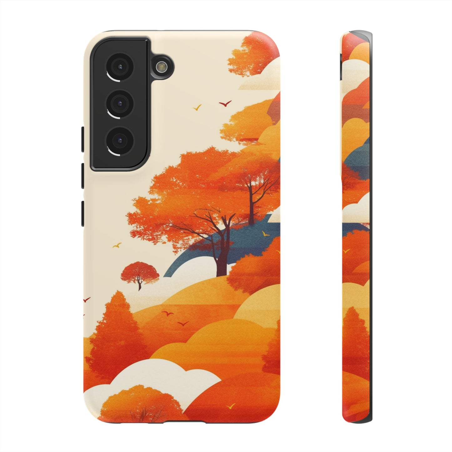 Orange Retro Landscape iPhone Case / Samsung Case