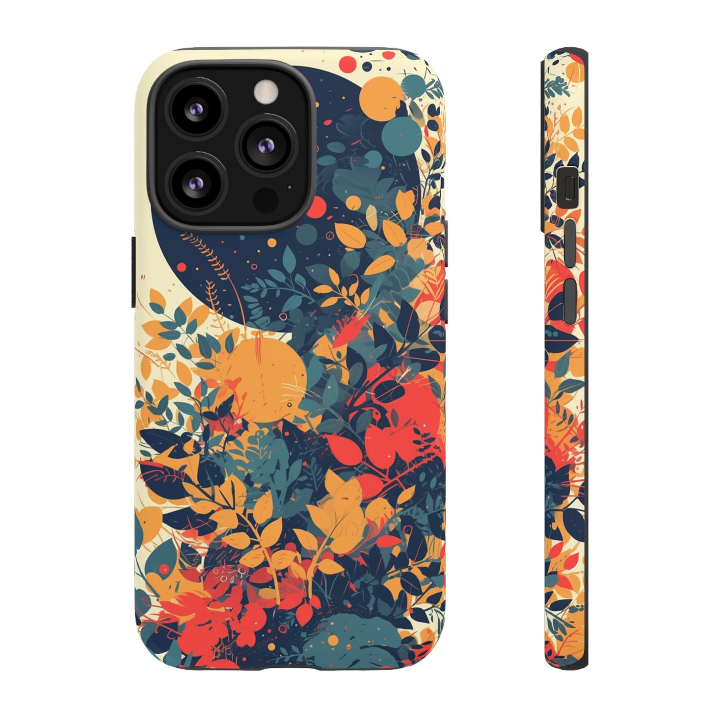 Retro Colorful Floral iPhone Case / Samsung Case