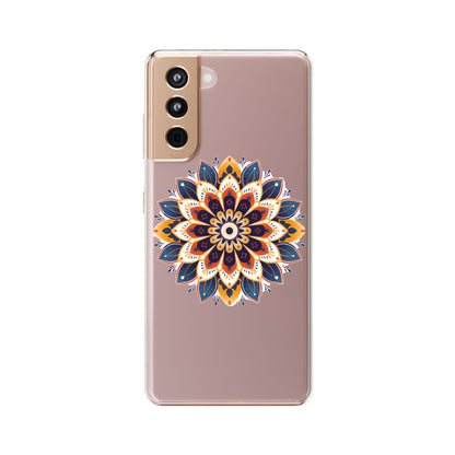 Amber Mandala | Clear iPhone Case / Samsung Case