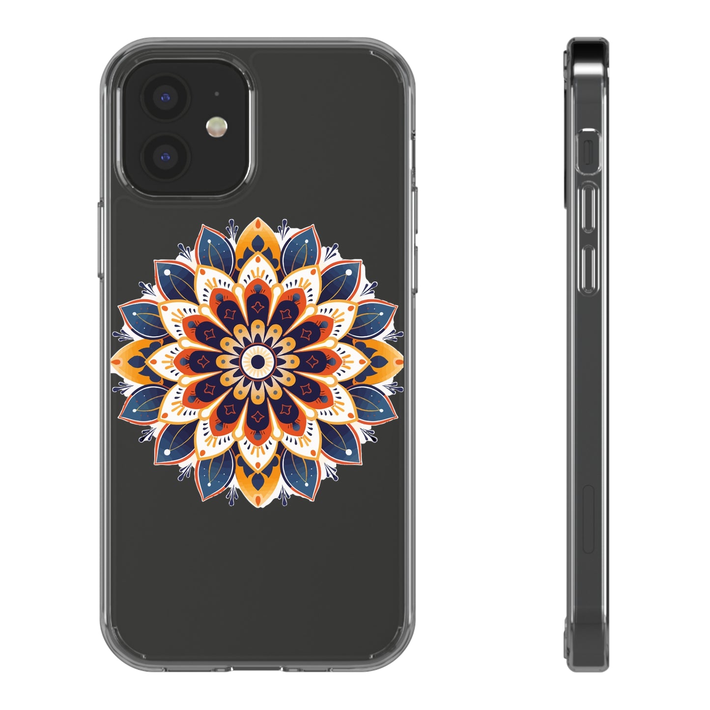 Amber Mandala | Clear iPhone Case / Samsung Case