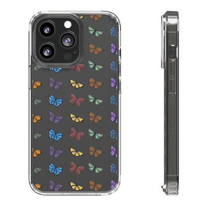 Colorful Butterflies | Clear iPhone Case / Samsung Case