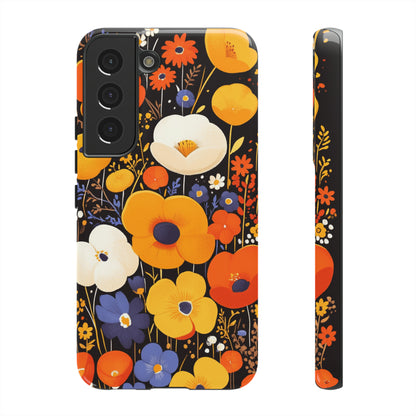 Retro Chaos, Wildflower iPhone Case / Samsung Case, Gift for Floral Lovers, Gift for Her