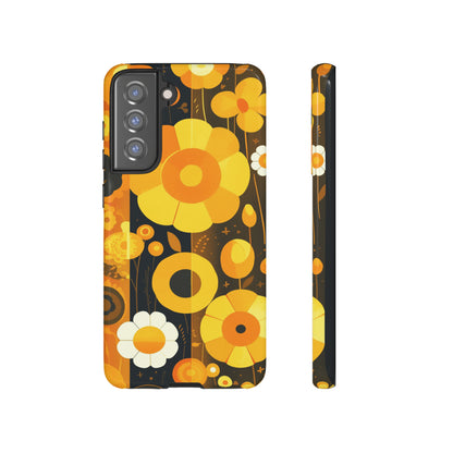 Floral Lines Retro iPhone Case / Samsung Case