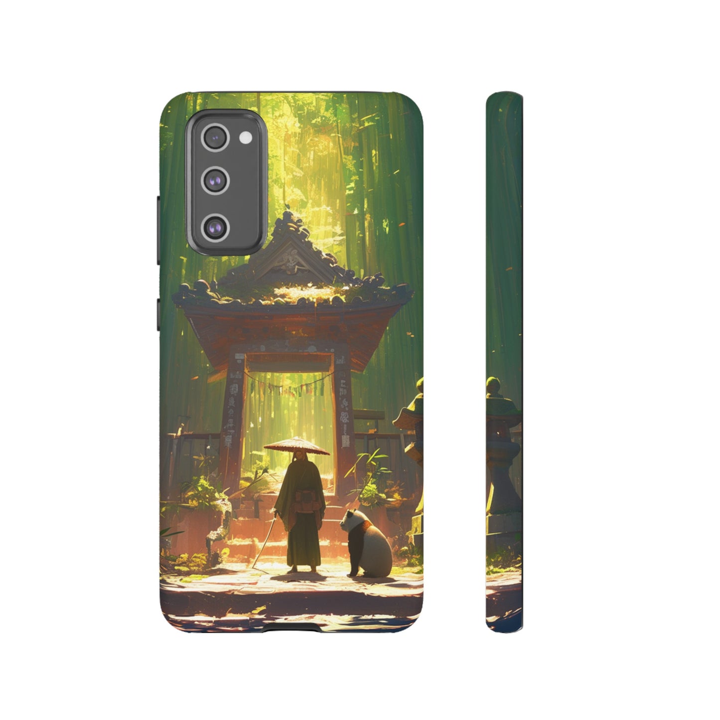 Vintage Japanese PandaTemple Aesthetic iPhone Case, iPhone 15 Pro Max 14 13 12 11 Mini, Samsung Galaxy S23 S22, Google Pixel 7 6 Pro