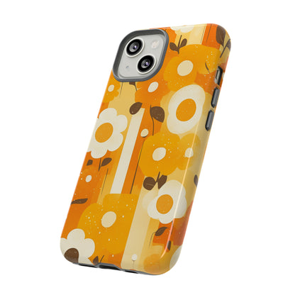 Retro 70s Abstract Flower Patterns iPhone Case / Samsung Case