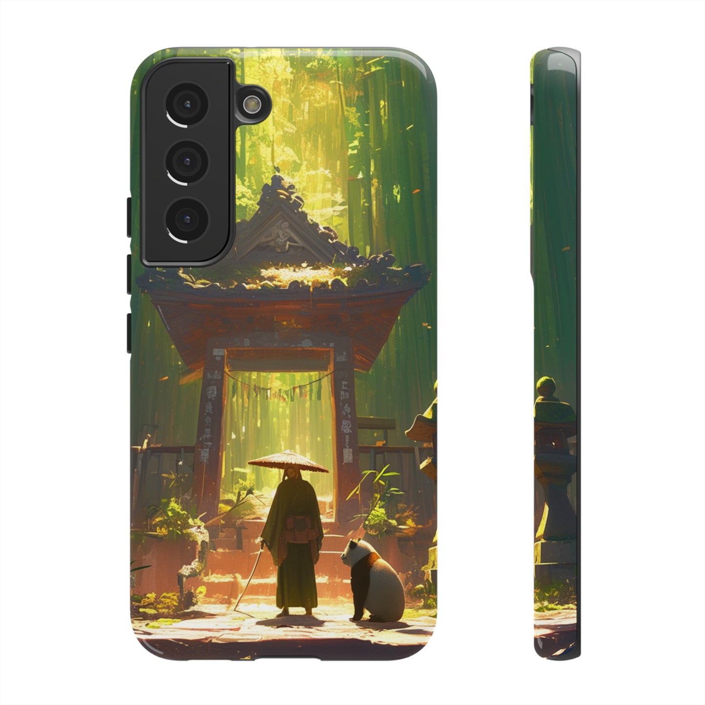 Vintage Japanese PandaTemple Aesthetic iPhone Case, iPhone 15 Pro Max 14 13 12 11 Mini, Samsung Galaxy S23 S22, Google Pixel 7 6 Pro