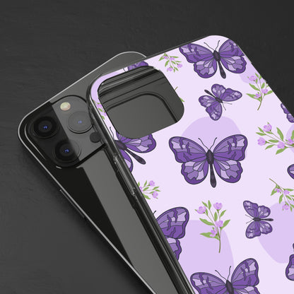 Purple Butterflies | Clear iPhone Case / Samsung Case