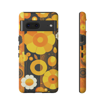 Floral Lines Retro iPhone Case / Samsung Case