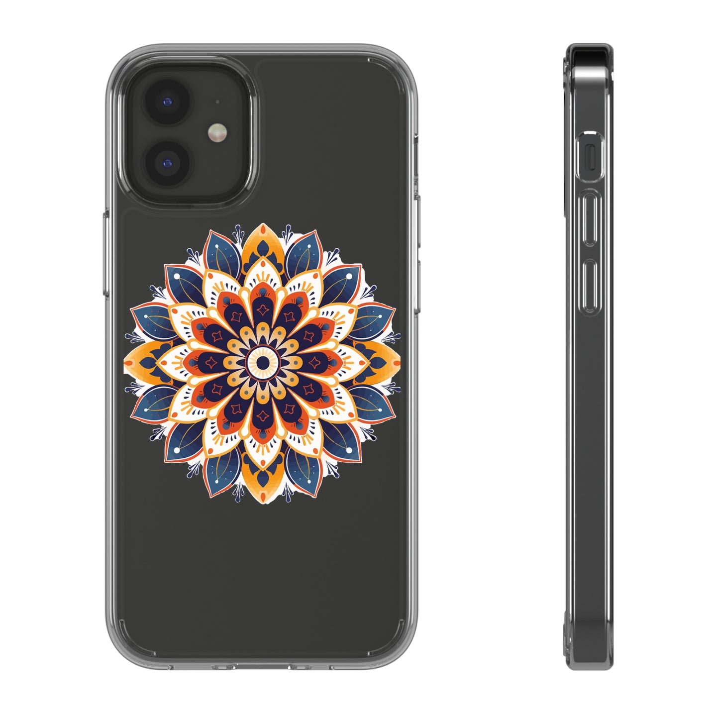 Amber Mandala | Clear iPhone Case / Samsung Case