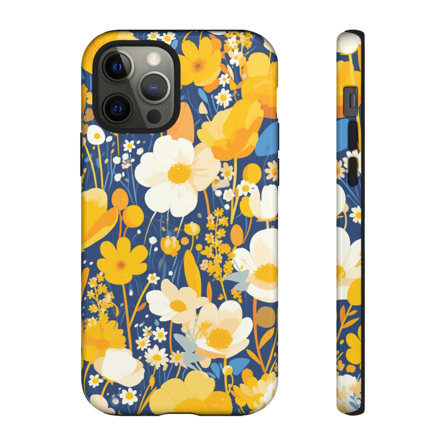 Wildflower Abstract Retro 70s iPhone Case / Samsung Case