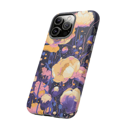 Night Cotton Flowers iPhone Case / Samsung Case