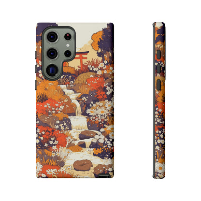 Rising Mountains & Rapid Rivers, Wildflower iPhone Case