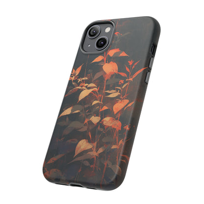 Black Blooms Wildflower iPhone Case