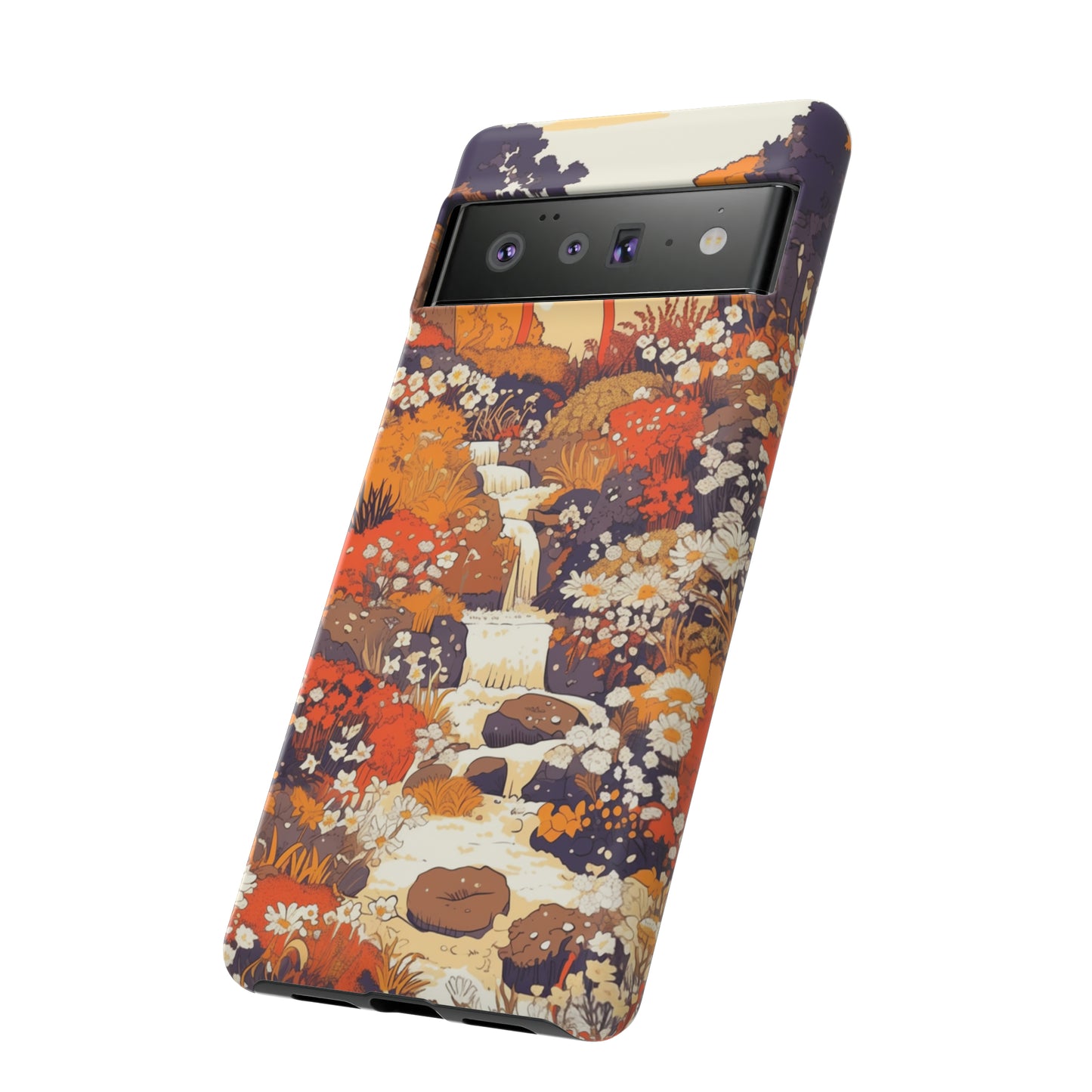 Rising Mountains & Rapid Rivers, Wildflower iPhone Case