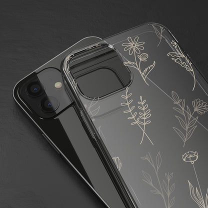 Golden Floral Sea | Clear iPhone Case / Samsung Case