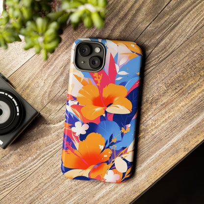 Vintage Abstract Flowers iPhone Case / Samsung Case