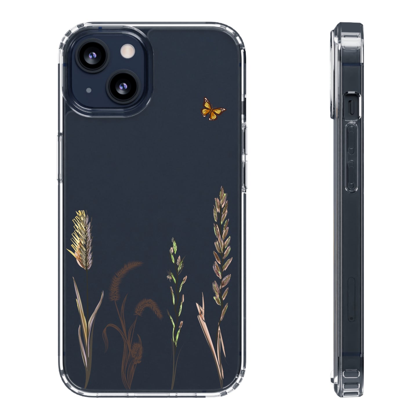 Clear Wildflowers | Clear iPhone Case / Samsung Case