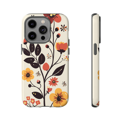 Vector Floral Vines iPhone Case