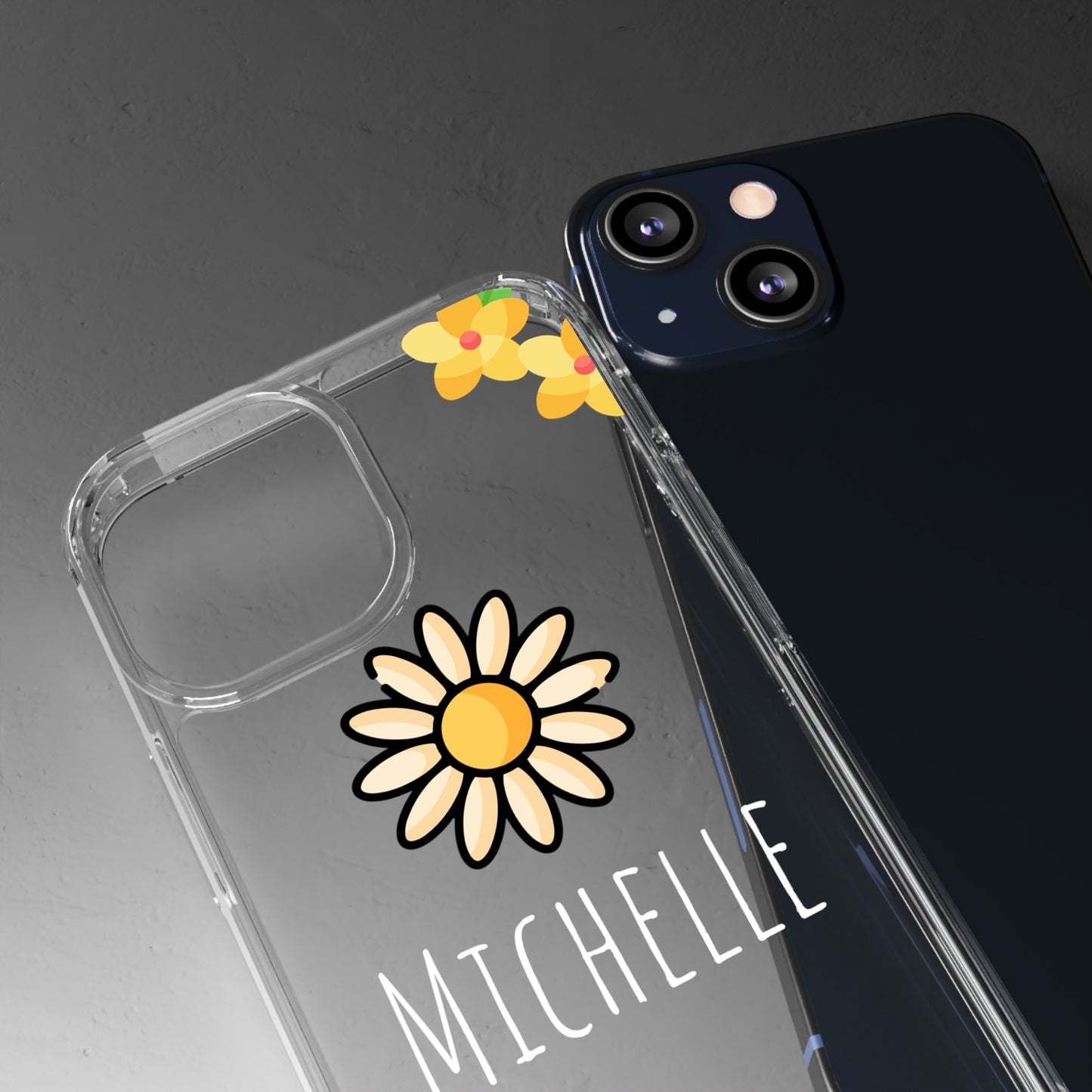 Custom Clear Sunflower | Clear iPhone Case / Samsung Case