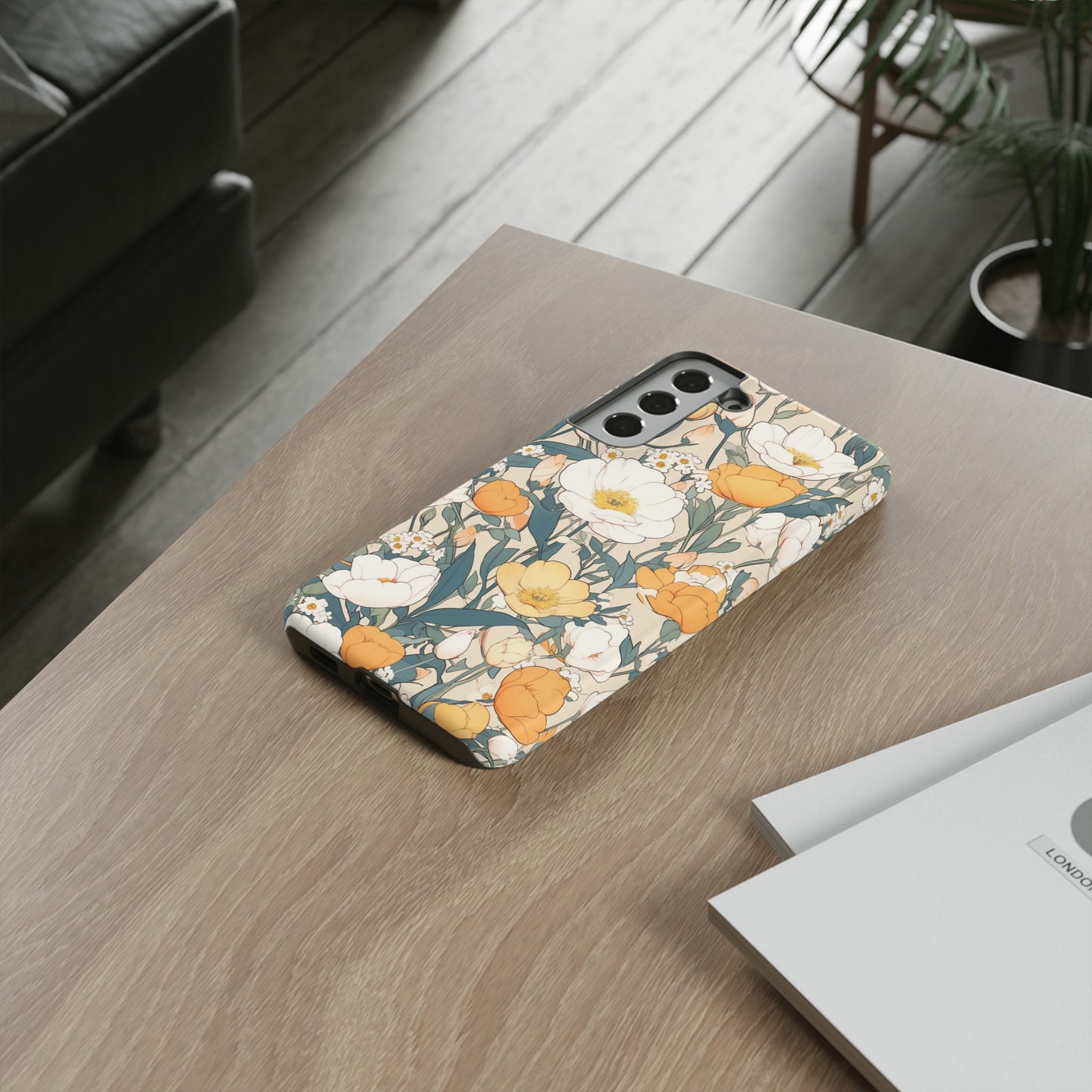 Tall White Flowers iPhone Case / Samsung Case