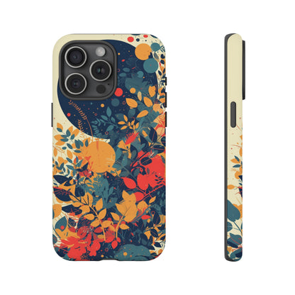 Retro Colorful Floral iPhone Case / Samsung Case