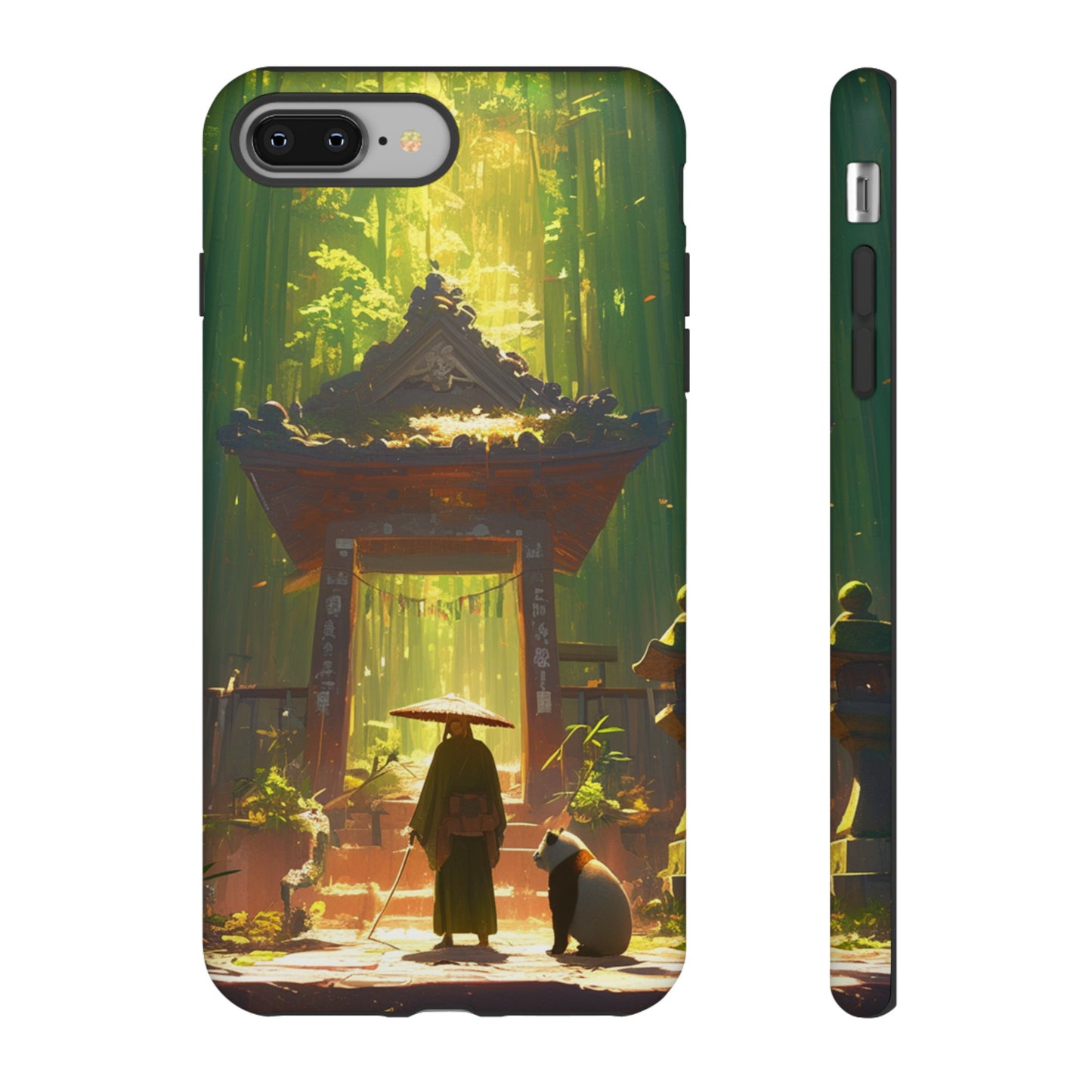 Vintage Japanese PandaTemple Aesthetic iPhone Case, iPhone 15 Pro Max 14 13 12 11 Mini, Samsung Galaxy S23 S22, Google Pixel 7 6 Pro